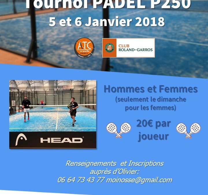 Premier Tournoi de l’Année 2019