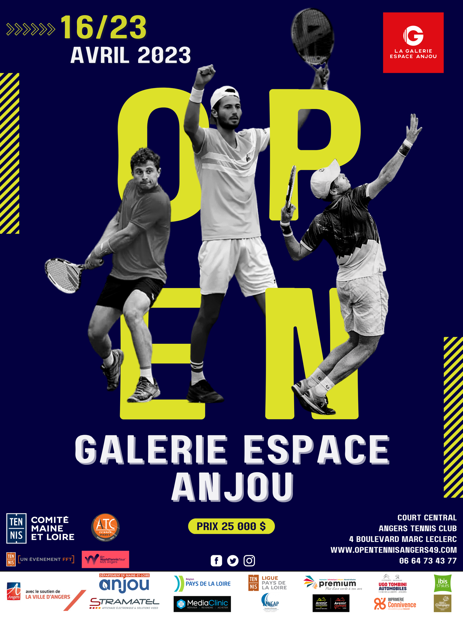 Affiche Open Galerie Espace Anjou 2023